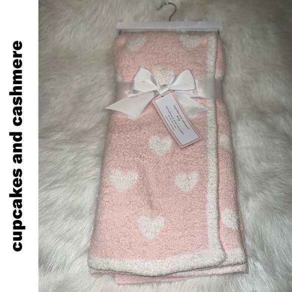 cupcakes & cashmere Bedding Cupcakes And Cashmere Baby Blanket Light Pink White Poshmark